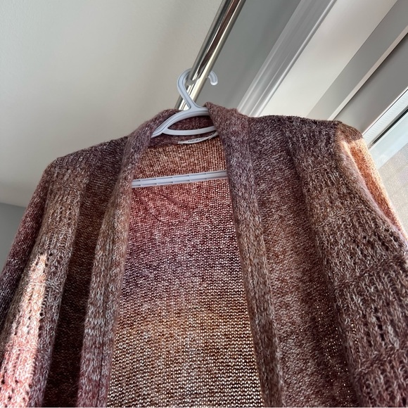Ricki's knitted soft and cozy sweater cardigan, extra small, ombre, NWOT - Picture 3 of 10